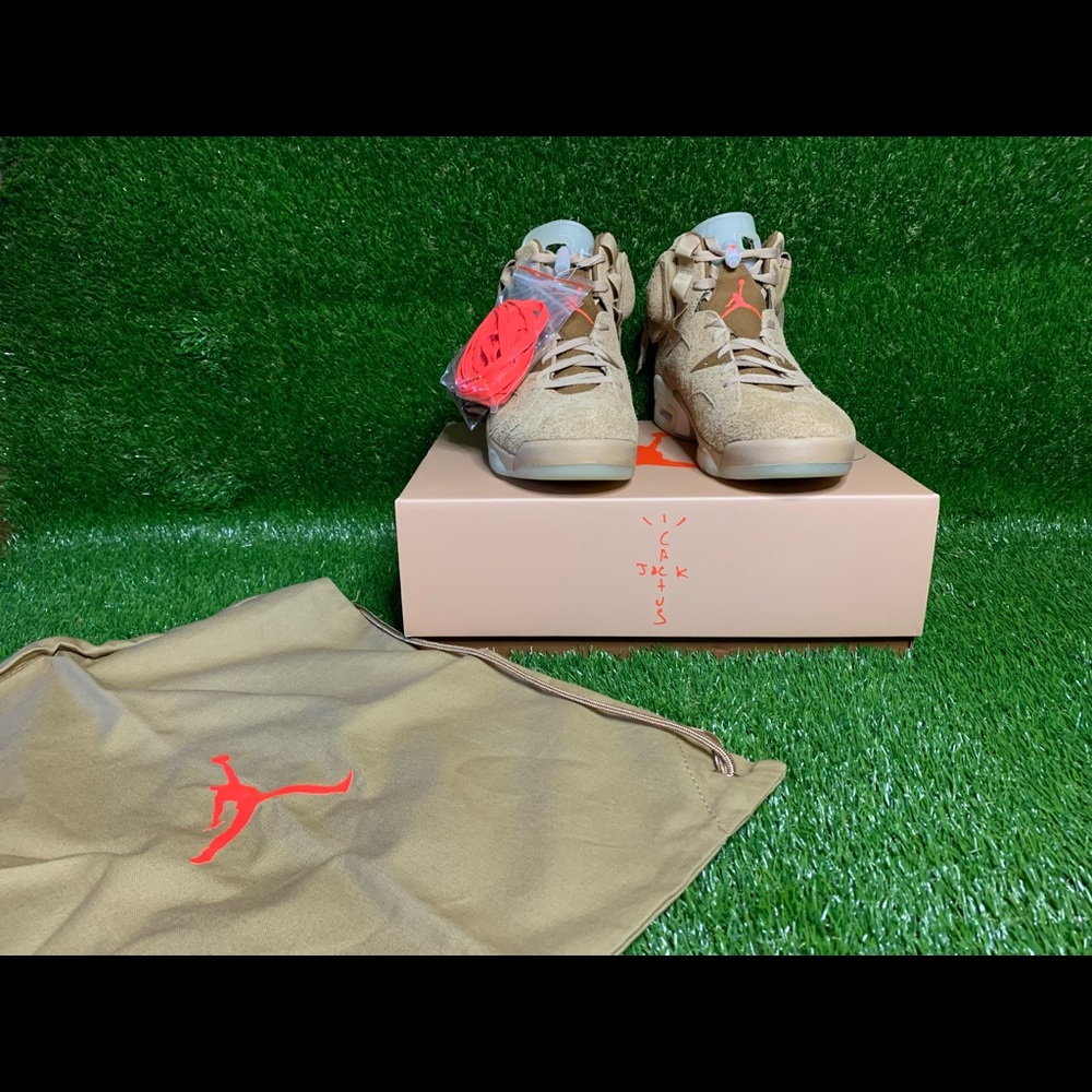 Travis Scott x Jordan 6 British Khaki